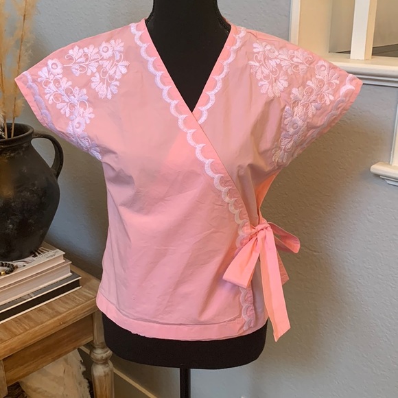 Madewell Tops - 𝅺Madewell Pink Floral Top